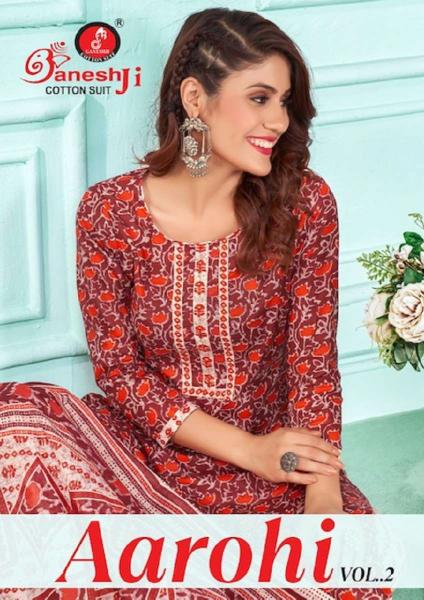 Ganeshji aarohi vol-2 wholesale dress material retailers in mumbai